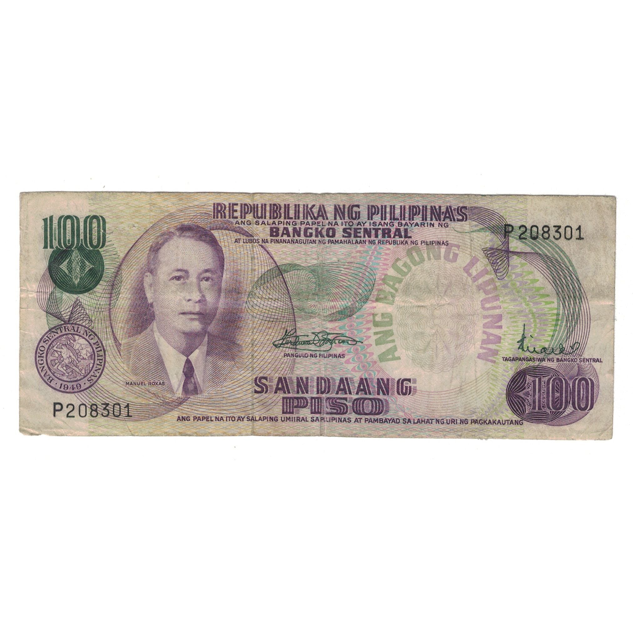 Billete, 100 Piso, Filipinas, KM:164A, BC