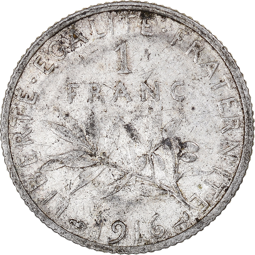Moneta, Francja, Franc, 1916
