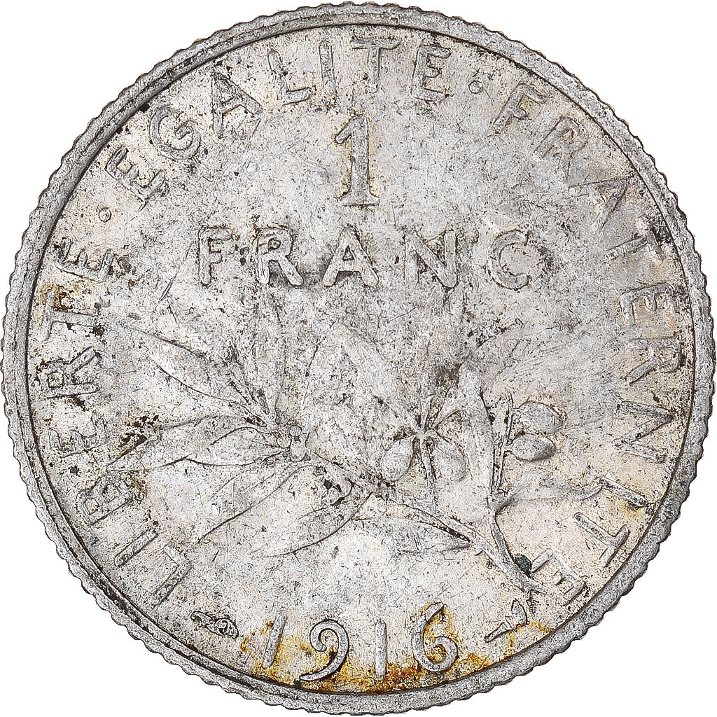Moneta, Francia, Franc, 1916