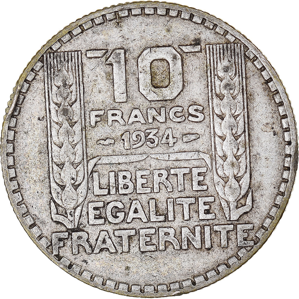Coin, France, 10 Francs, 1934