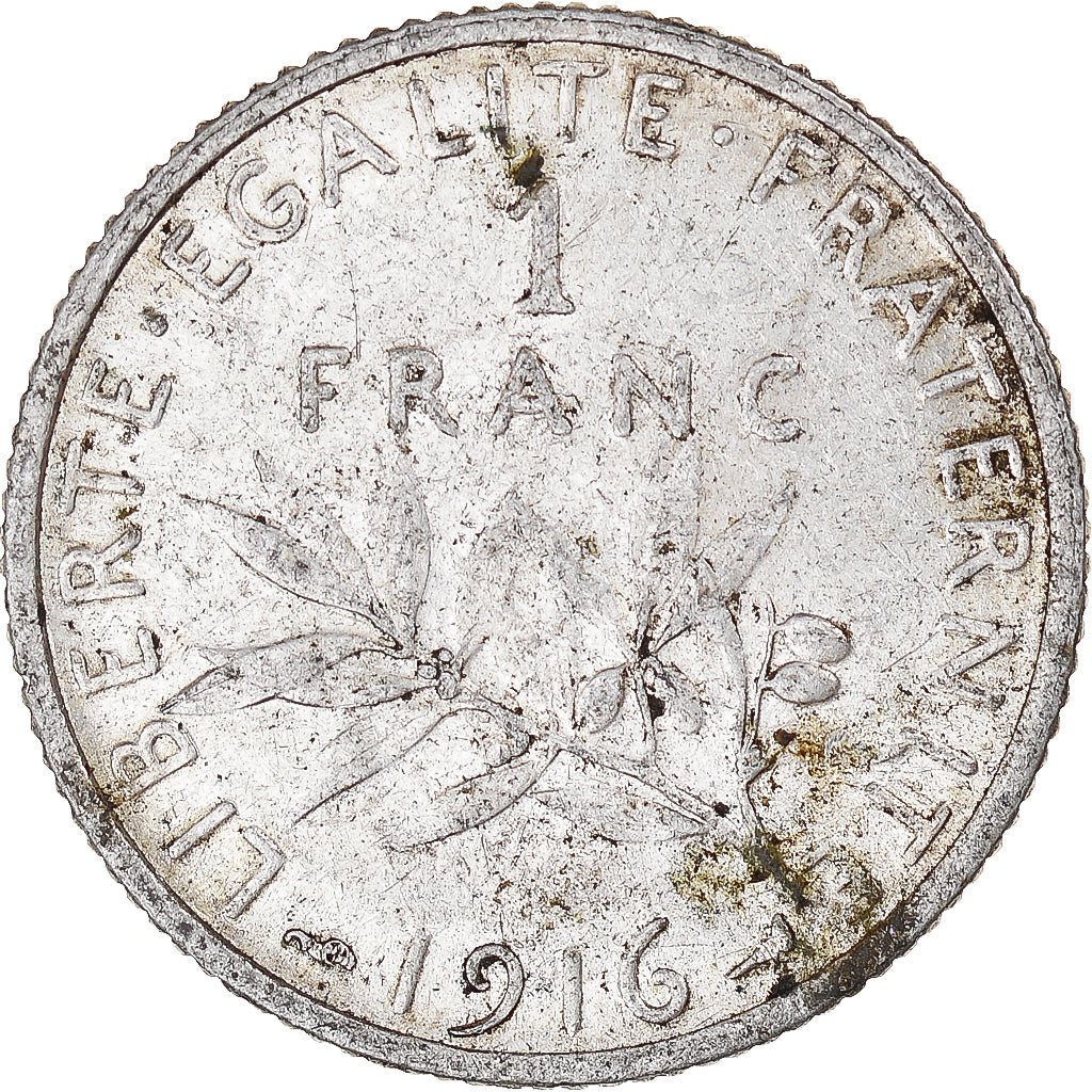 Coin, France, Franc, 1916