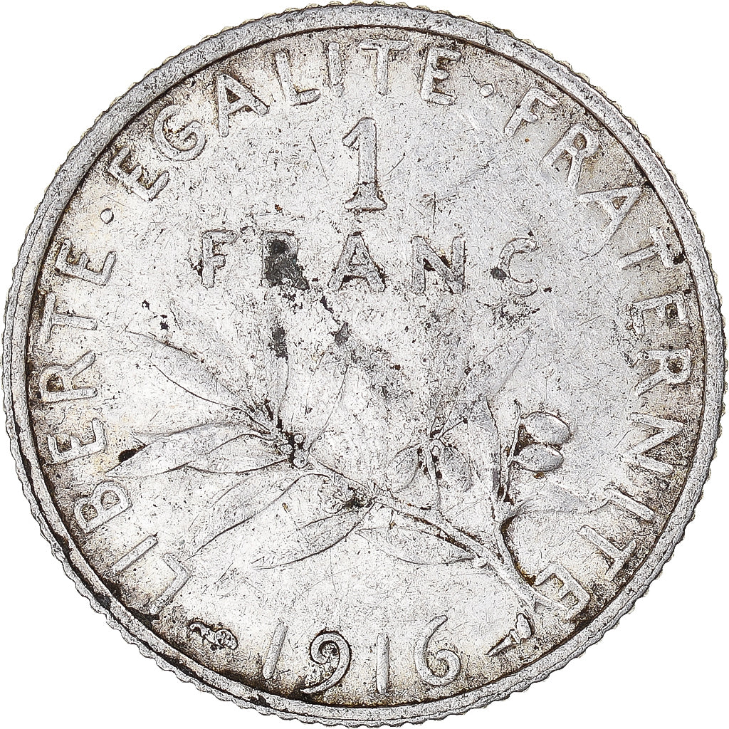 Moeda, França, Franc, 1916