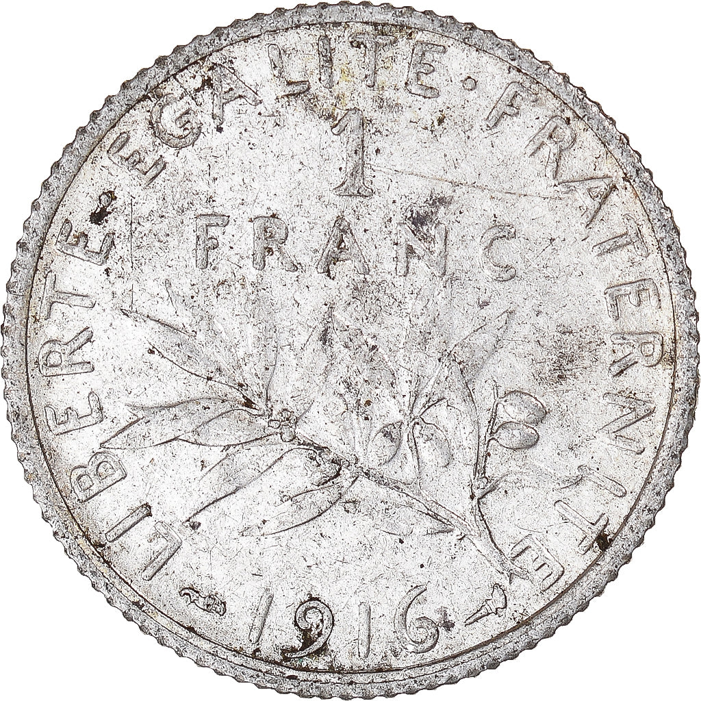 Moeda, França, Franc, 1916