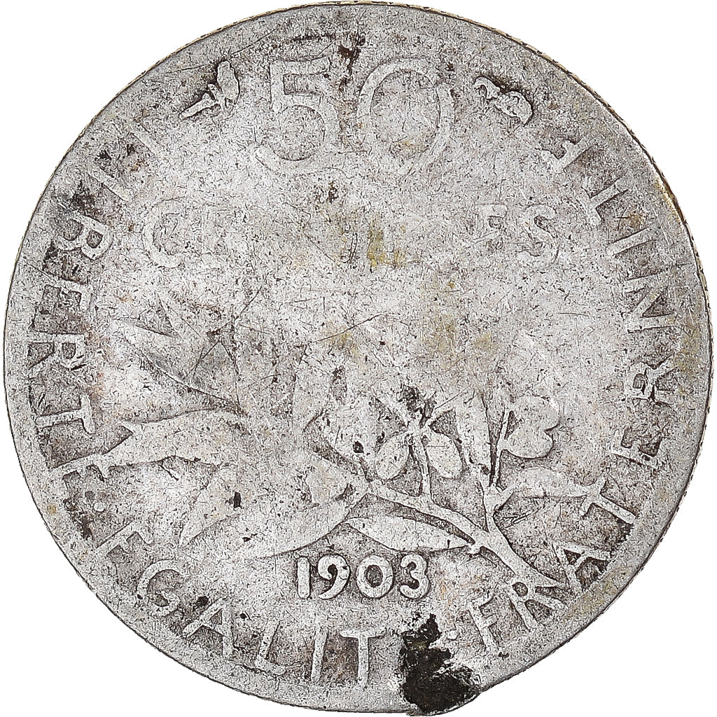 Moneta, Francia, 50 Centimes, 1903