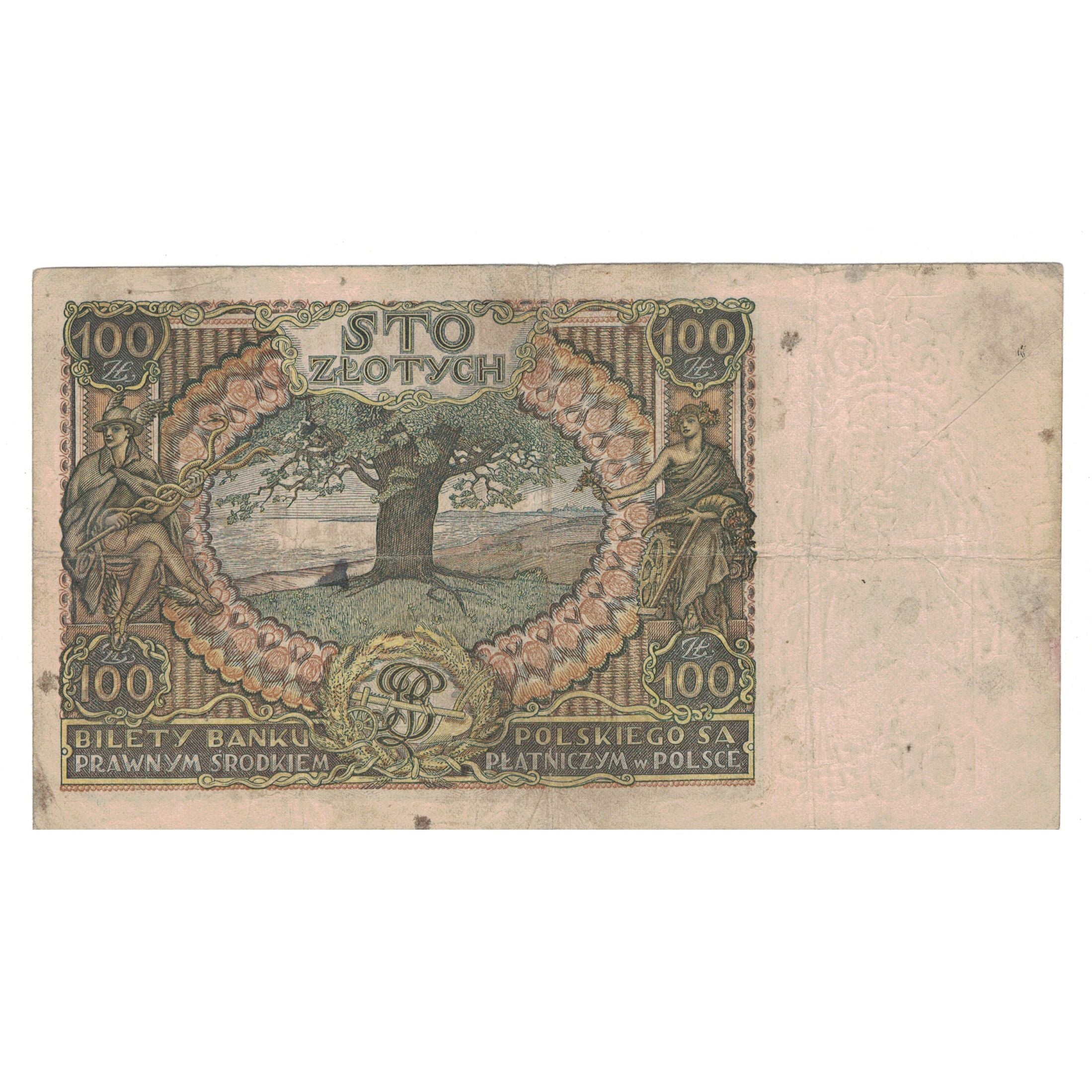 Banconote, Polonia, 100 Zlotych, 1932, 1932-06-02, KM:74a, BB