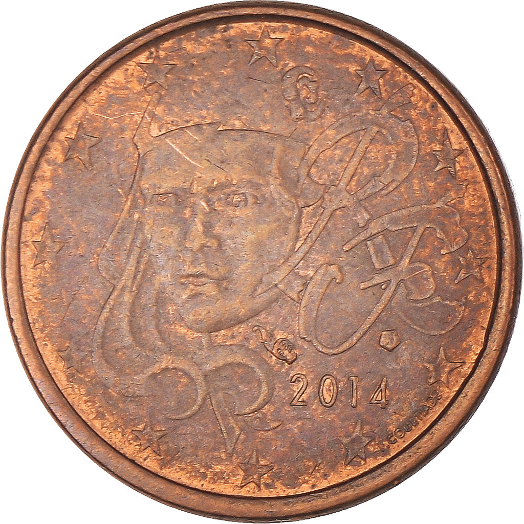 Monnaie, France, Euro Cent, 2014