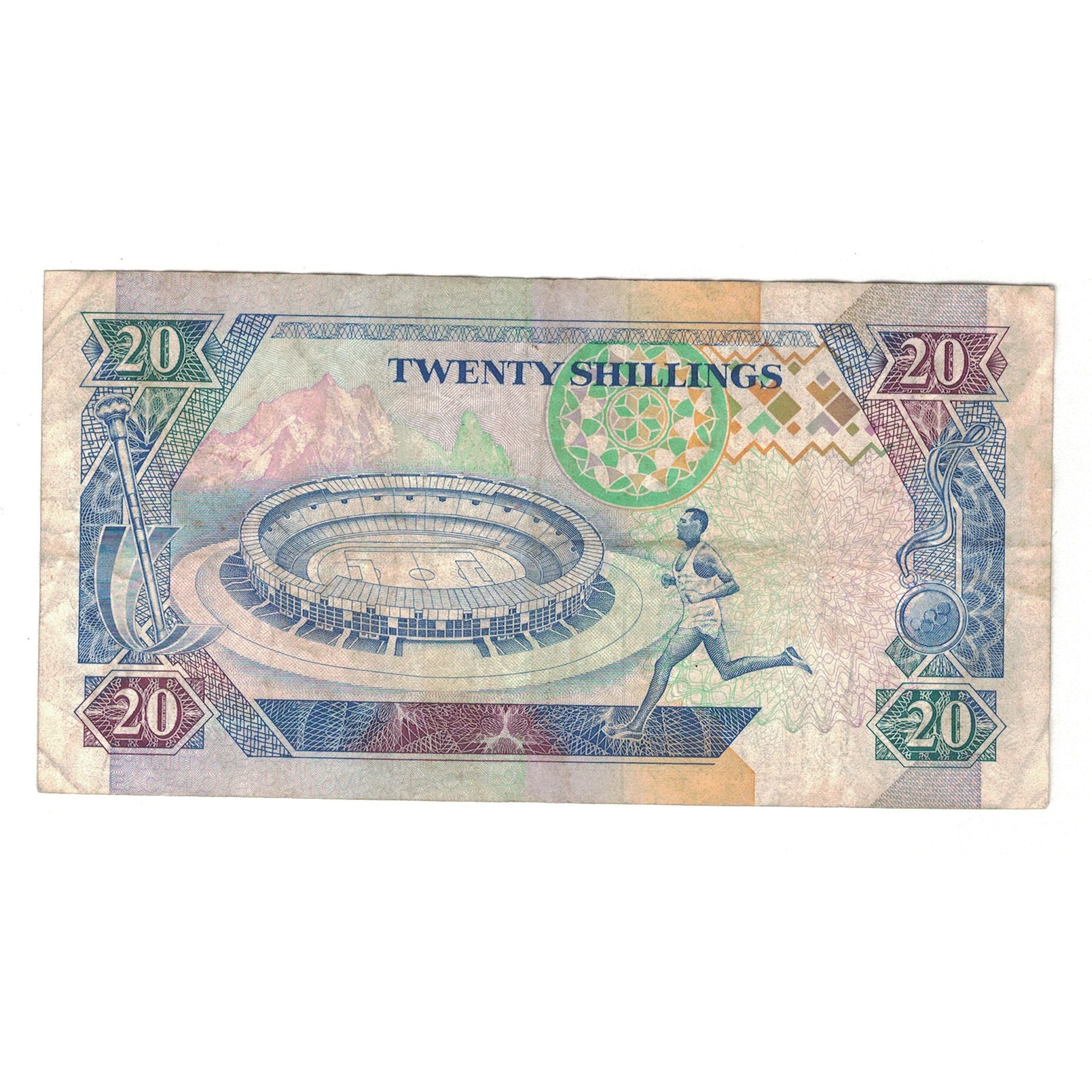 Billet, Kenya, 20 Shillings, 1993, 1993-09-14, KM:31a, TB