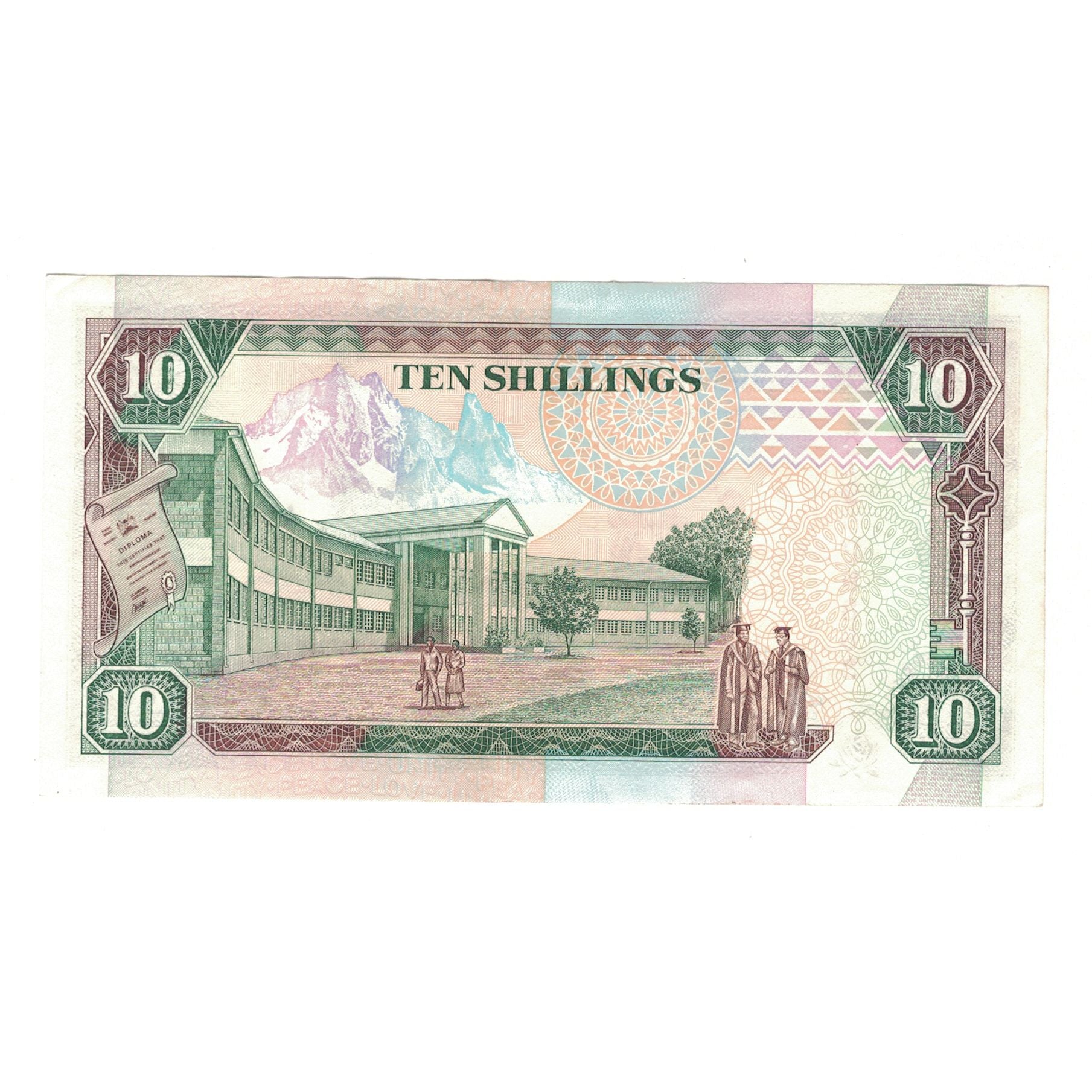 Billet, Kenya, 10 Shillings, 1993, 1993-07-01, KM:24e, TTB+