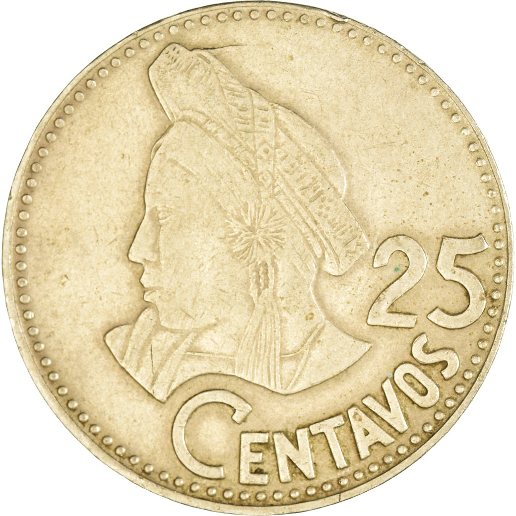 Moneda, Guatemala, 25 Centavos, 1978