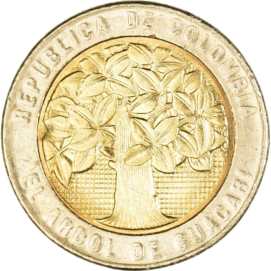 Moneta, Colombia, 500 Pesos, 2008
