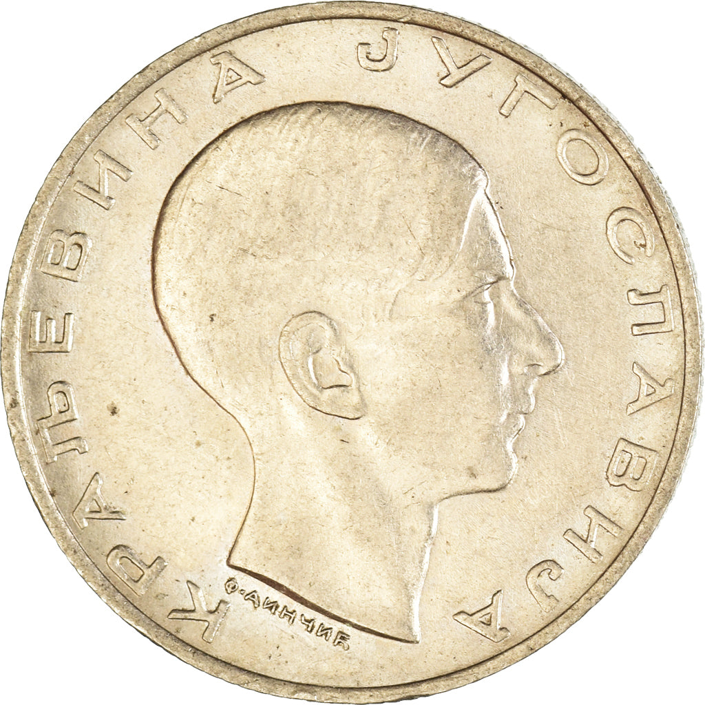 Münze, Jugoslawien, 10 Dinara, 1938