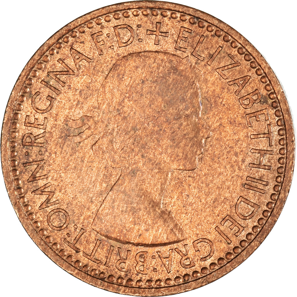 Moneta, Wielka Brytania, Farthing, 1953