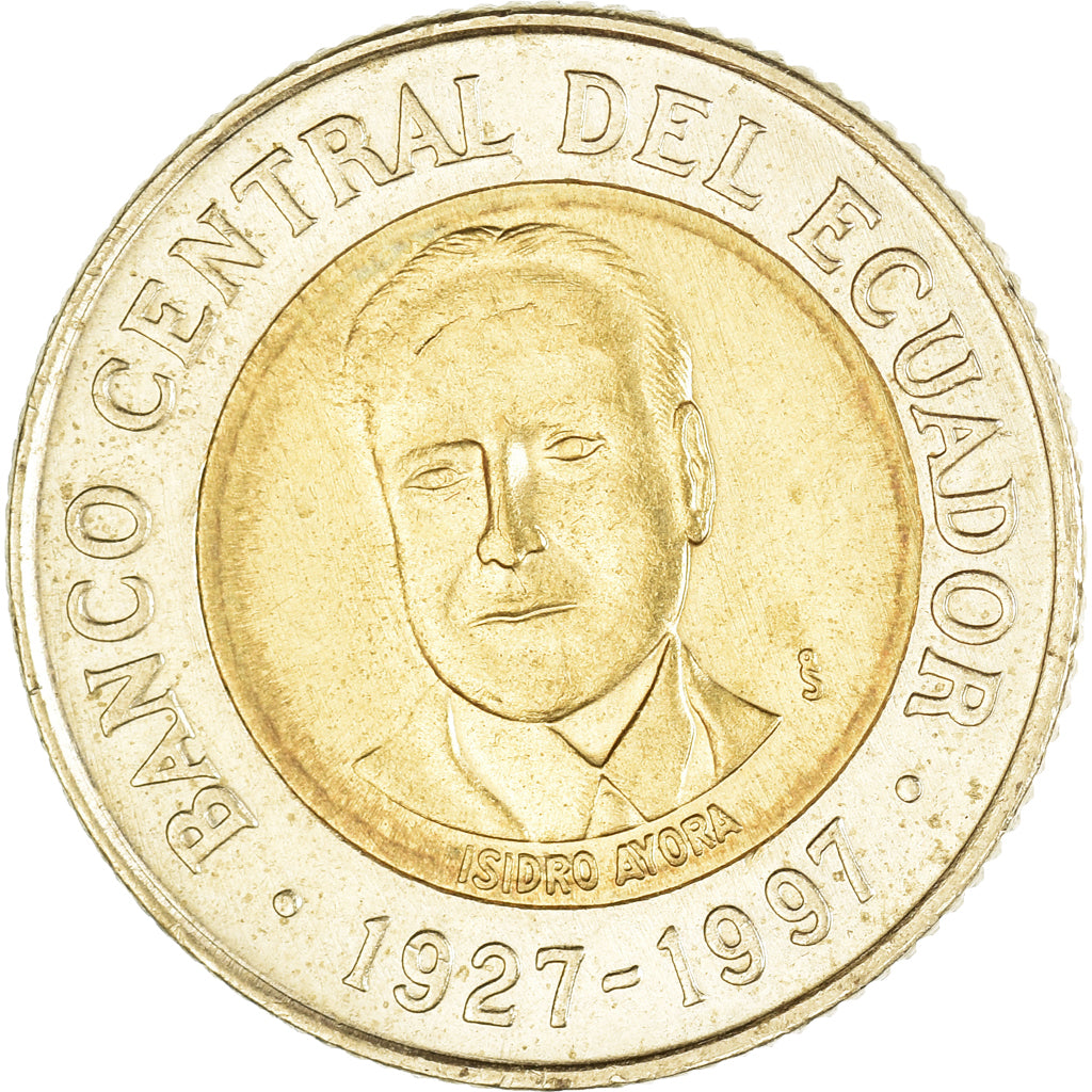 Monnaie, Équateur, 500 Sucres, 1997