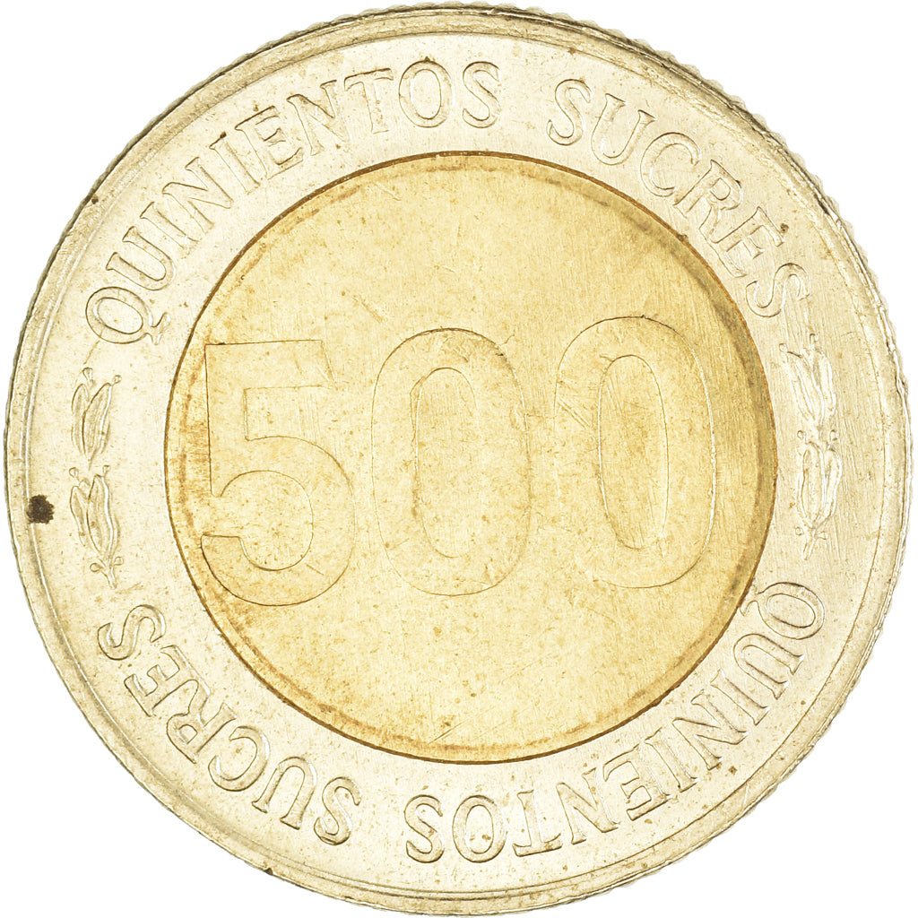 Monnaie, Équateur, 500 Sucres, 1997