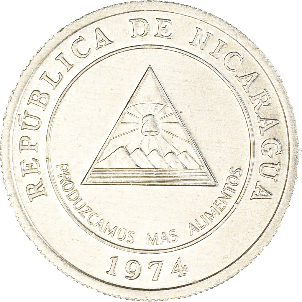 Coin, Nicaragua, 5 Centavos, 1974