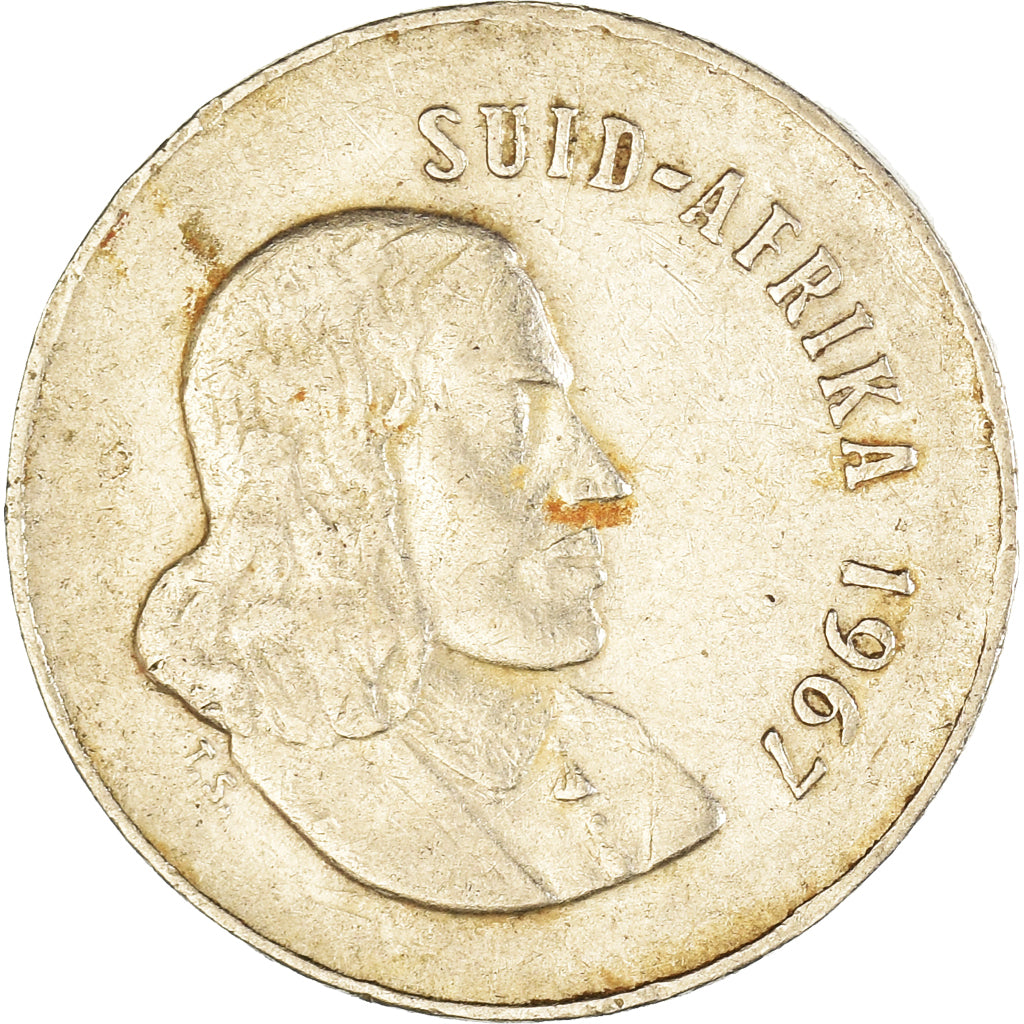 Coin, South Africa, 5 Cents, 1967