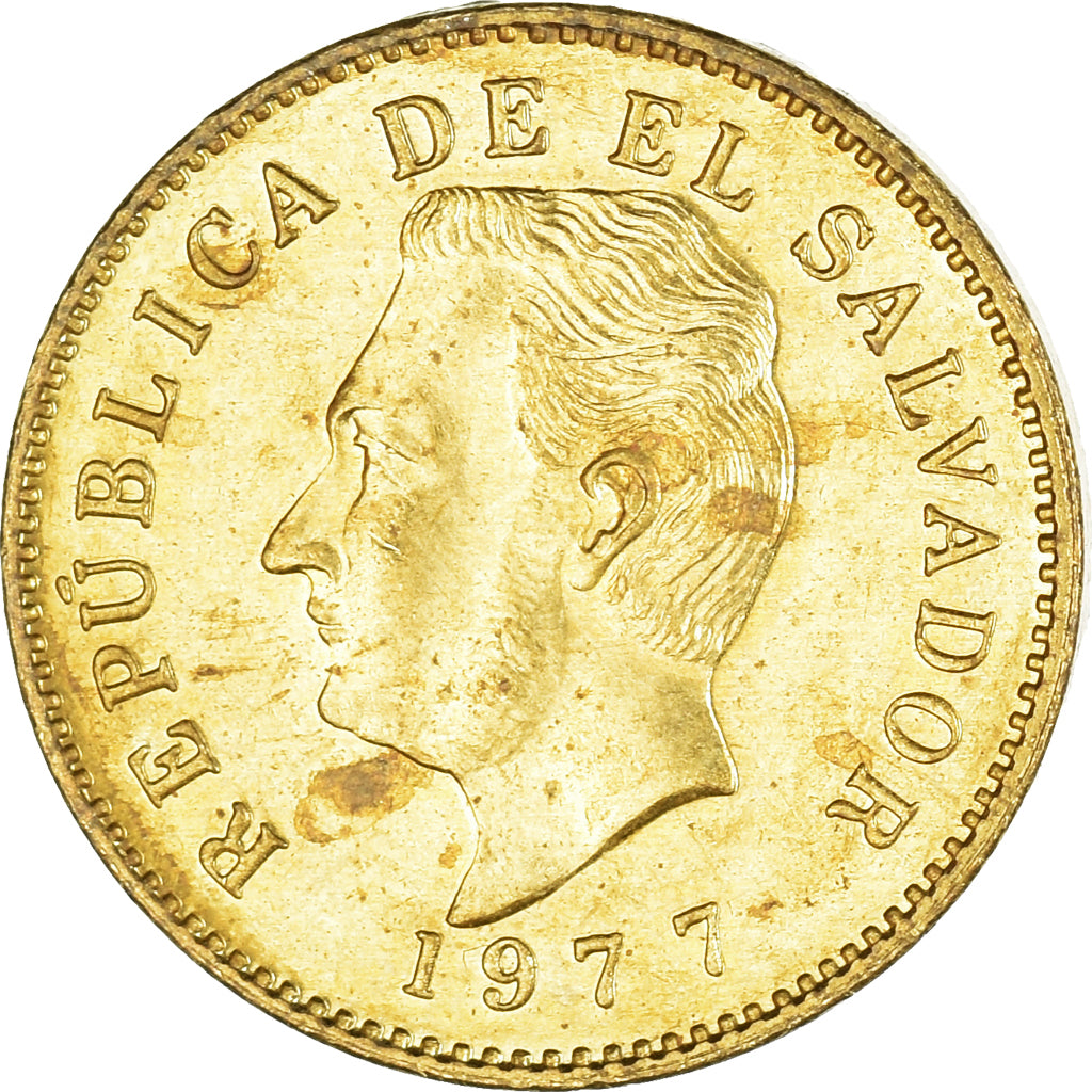 Coin, El Salvador, Centavo, 1977