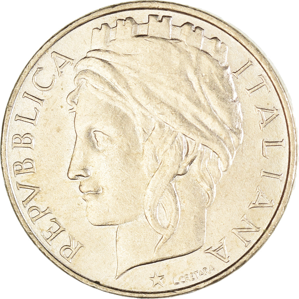Münze, Italien, 50 Lire, 1998