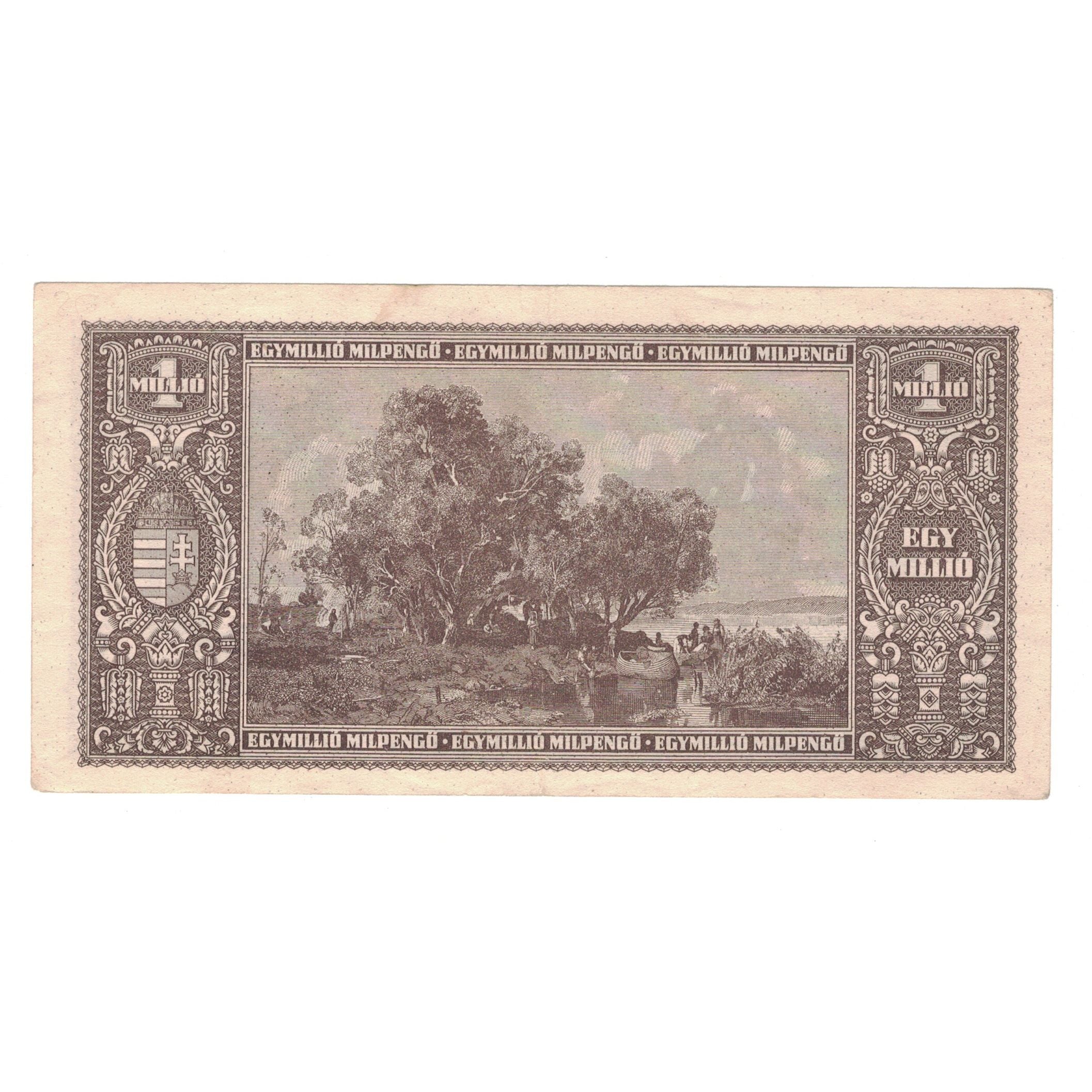 Banknote, Hungary, 1 Million Milpengö, 1946, 1946-05-24, KM:128, EF(40-45)