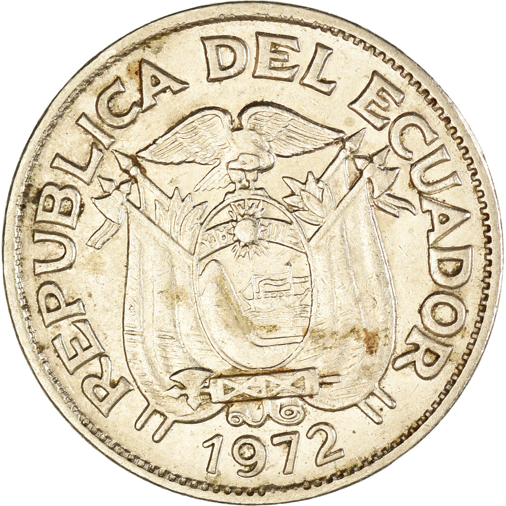 Monnaie, Équateur, 20 Centavos, 1972