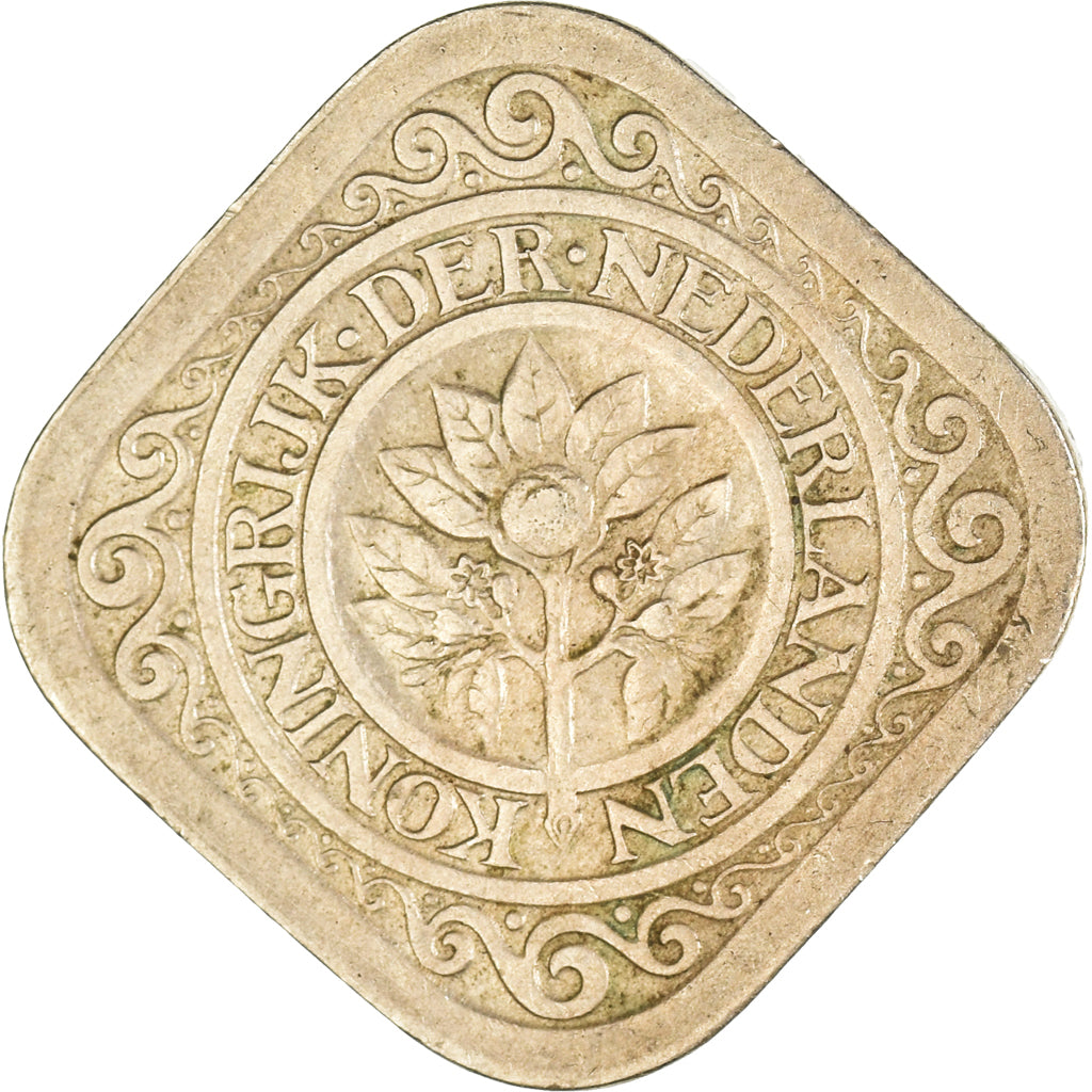 Moeda, Países Baixos, 5 Cents, 1914