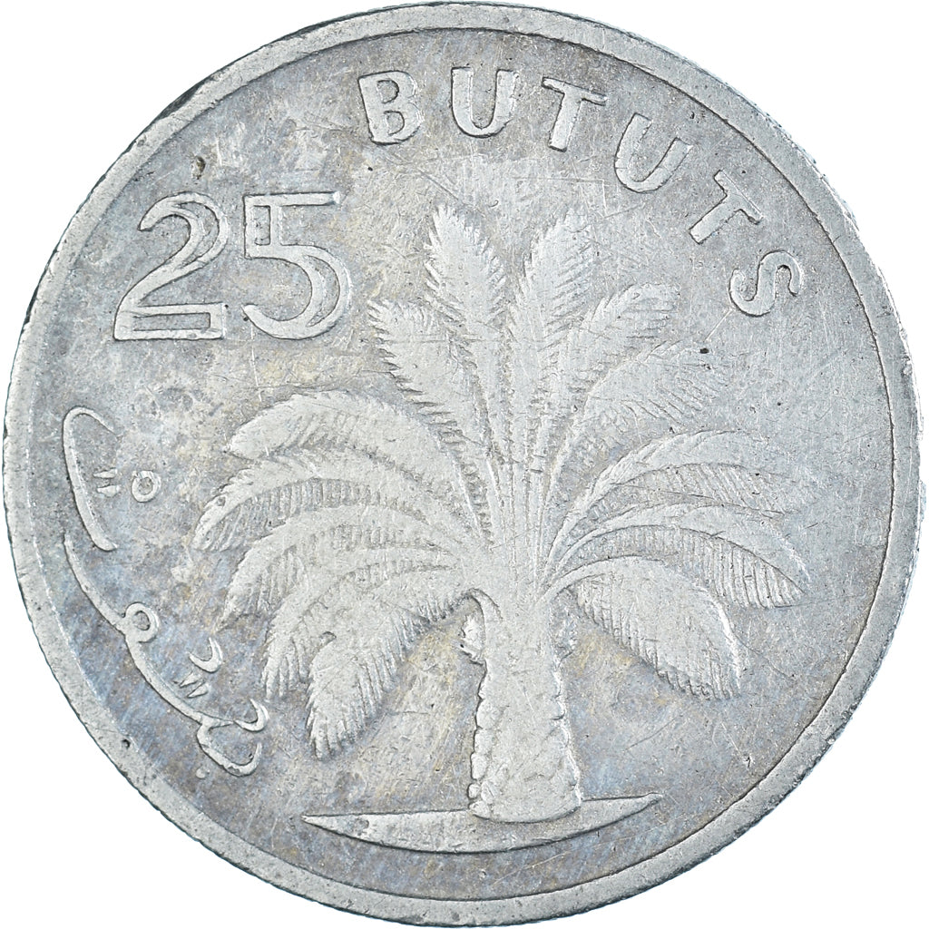 Coin, Gambia, 25 Bututs, 1971