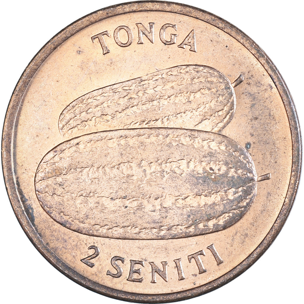Moneta, Tonga, 2 Seniti, 1975