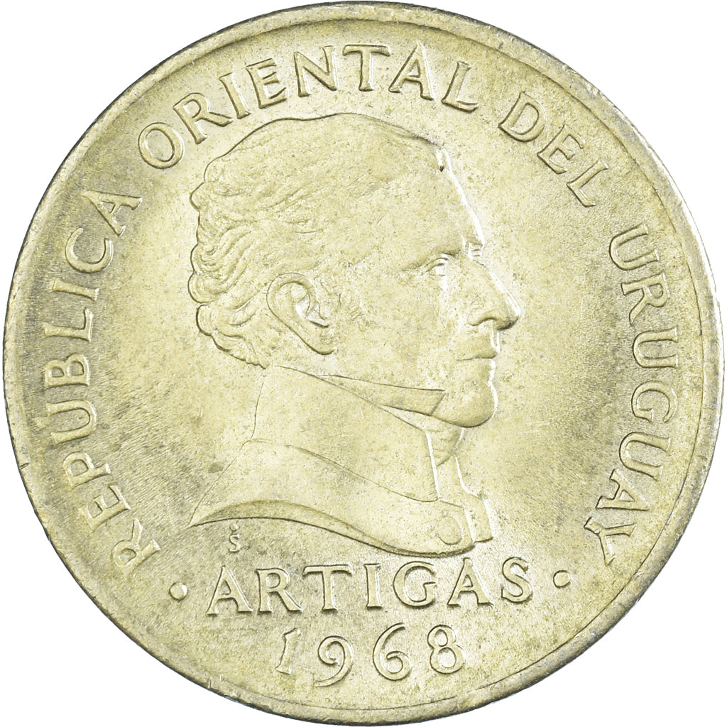 Moeda, Uruguai, 5 Pesos, 1968