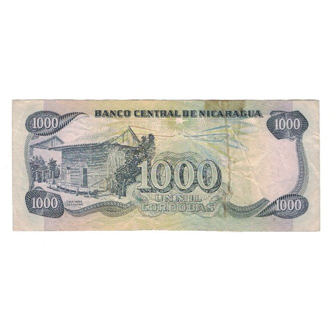 Banconote, Nicaragua, 1000 Cordobas, KM:145b, B