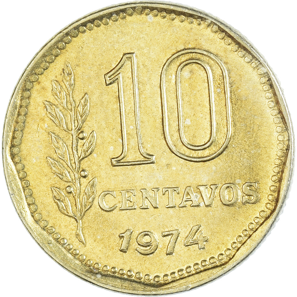 Moneta, Argentina, 10 Centavos, 1974