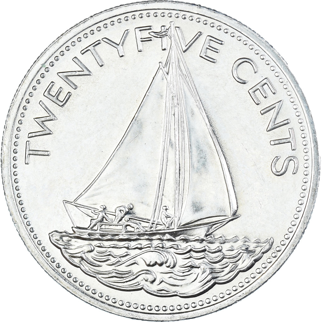 Munten, Bahama's, 25 Cents, 2005
