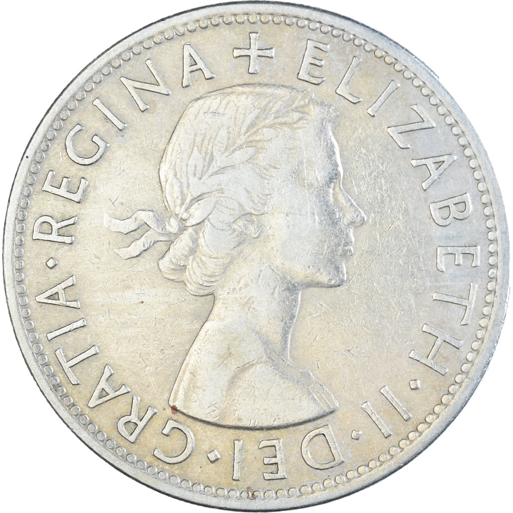 Monnaie, Grande-Bretagne, 1/2 Crown, 1954