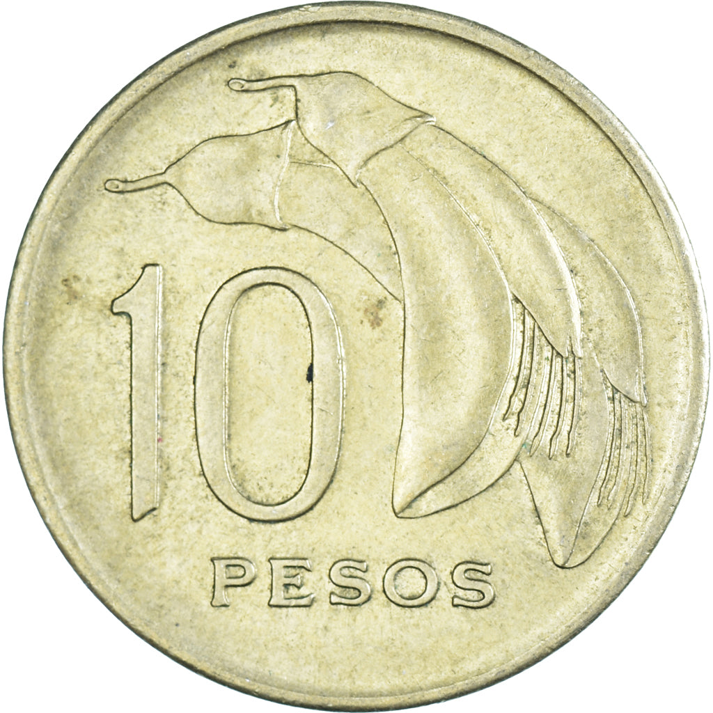 Coin, Uruguay, 10 Pesos, 1968