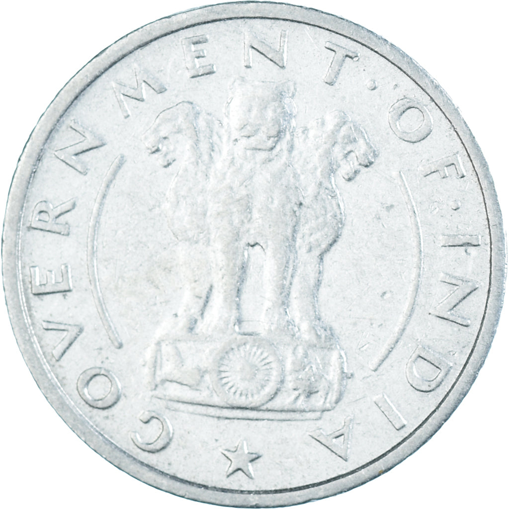 Coin, India, 1/4 Rupee, 1955
