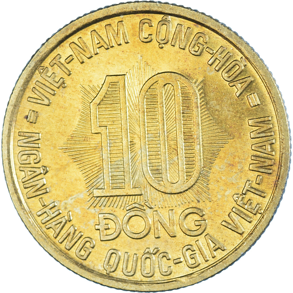 Moneda, Vietnam, 10 Dông, 1974