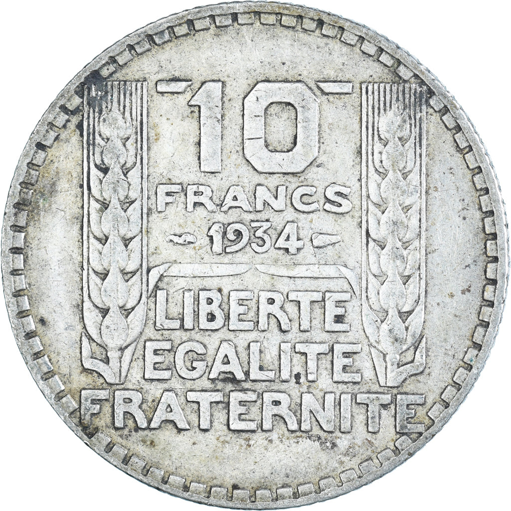 Münze, Frankreich, 10 Francs, 1934