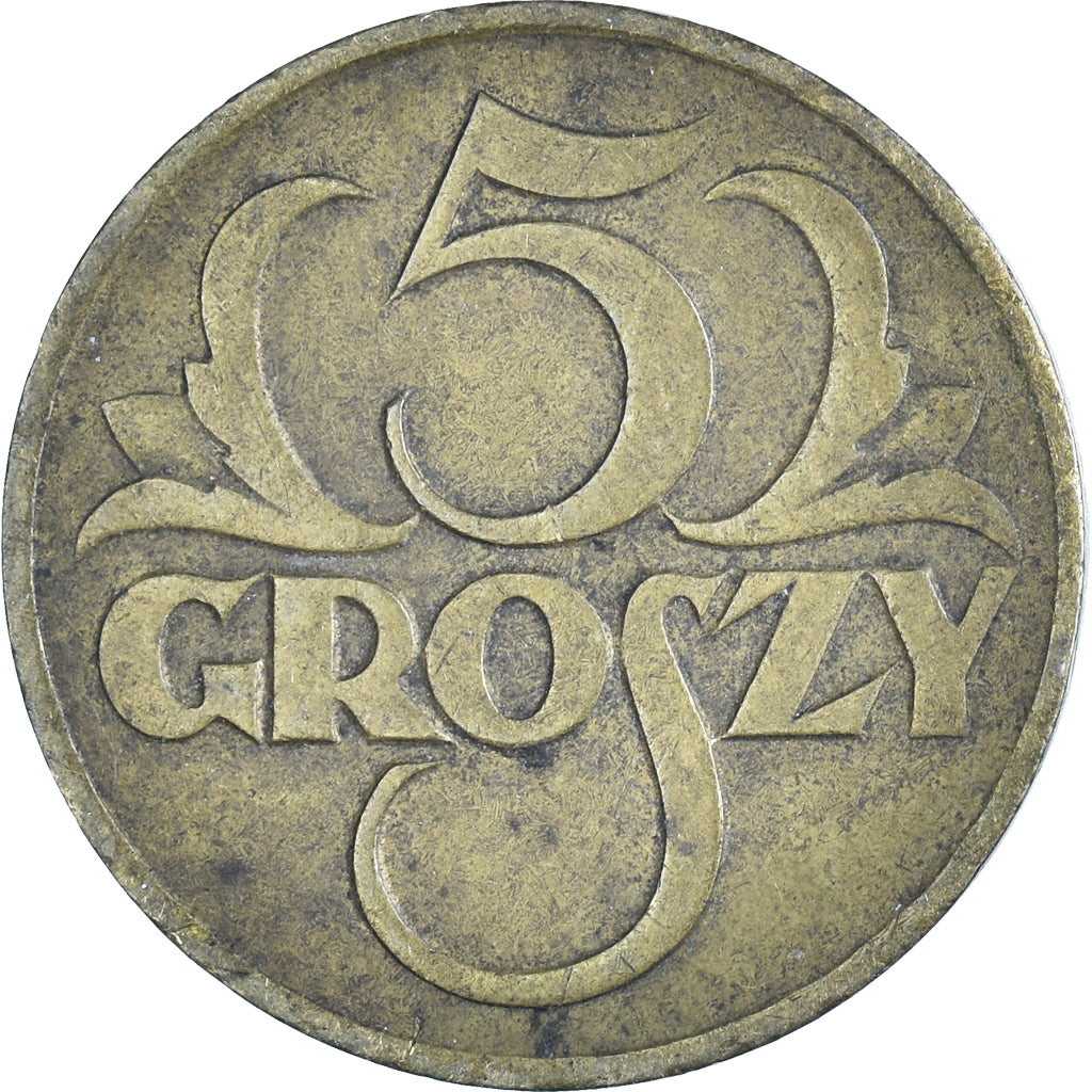 Coin, Poland, 5 Groszy, 1923