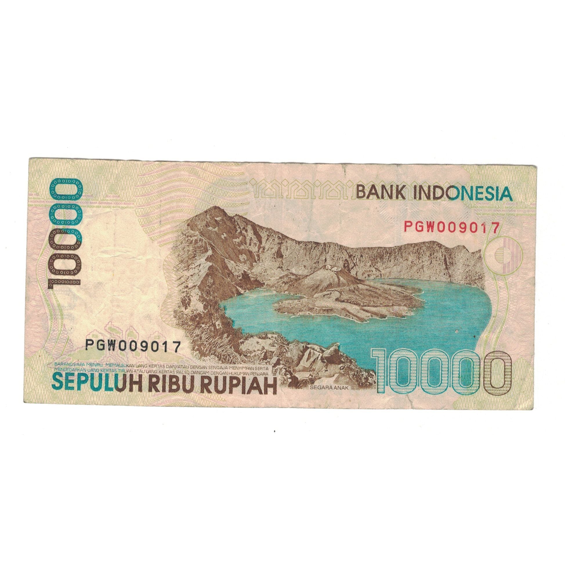 Banknote, Indonesia, 10,000 Rupiah, 1998, KM:137a, EF(40-45)