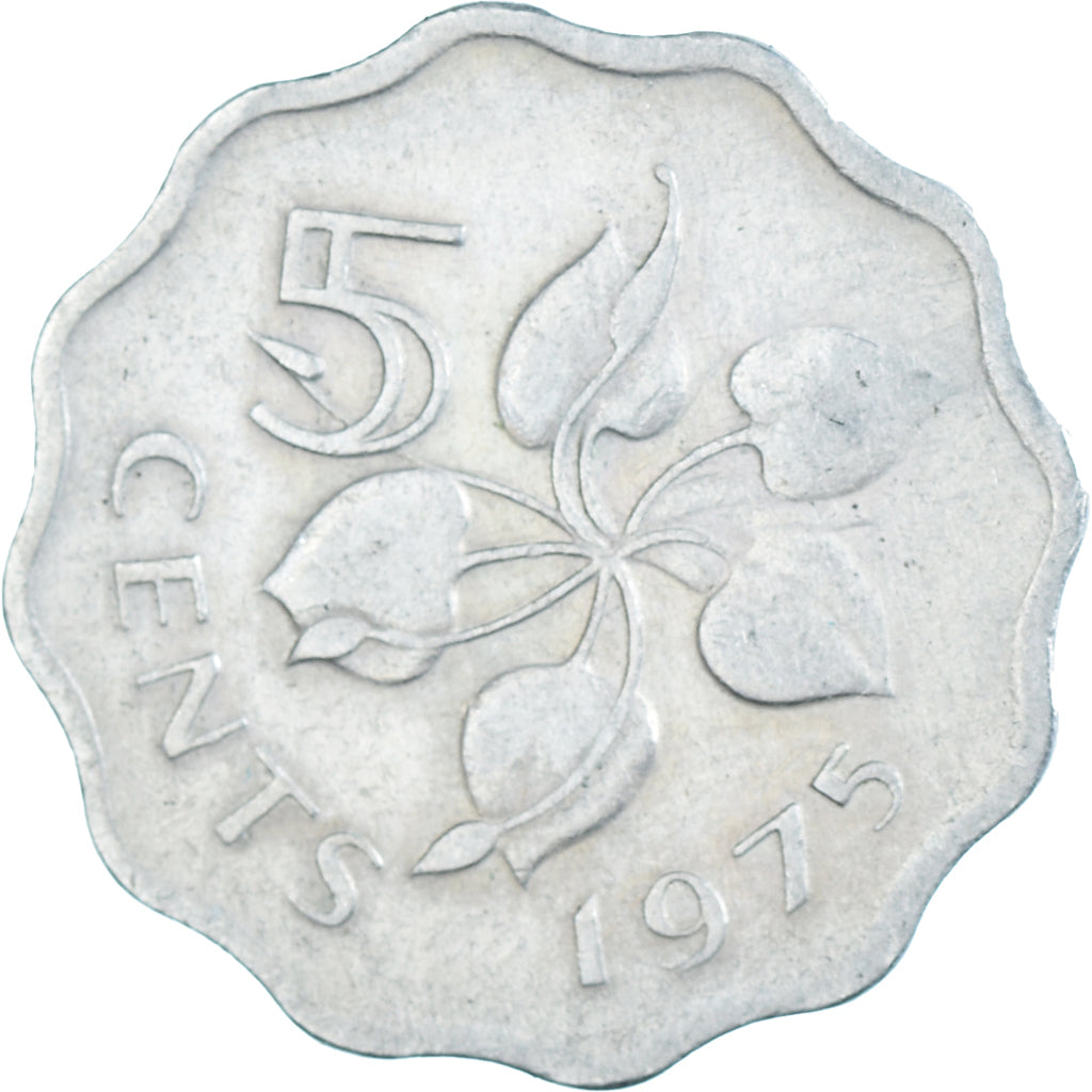 Coin, Swaziland, 5 Cents, 1975