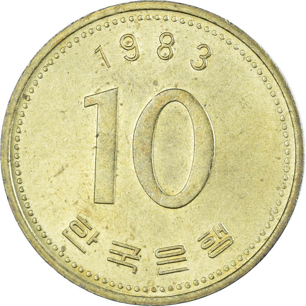 Münze, KOREA-SOUTH, 10 Won, 1983