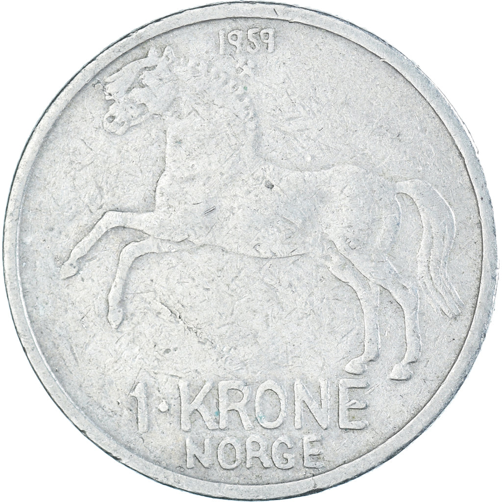 Moneta, Norwegia, Krone, 1959