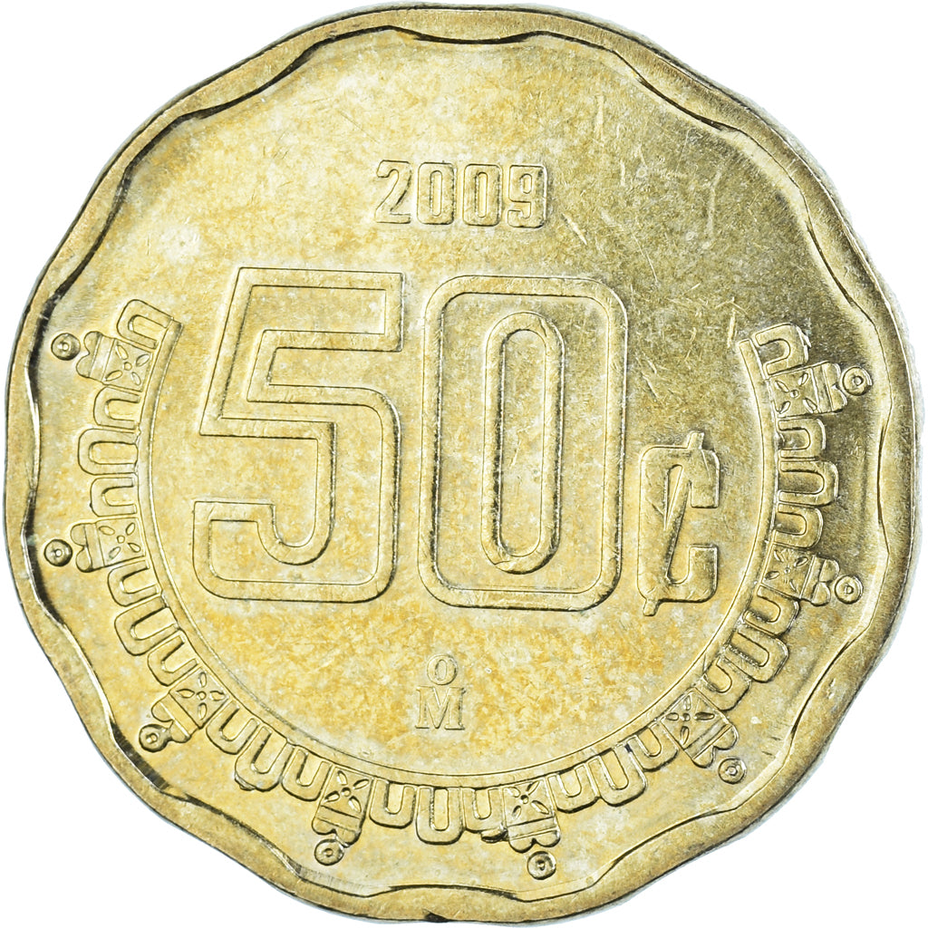 Moneta, Messico, 50 Centavos, 2009