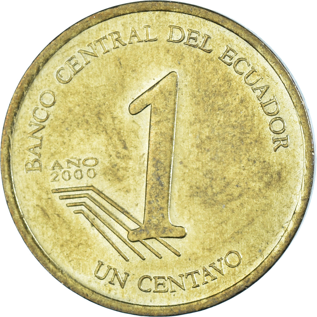 Moneta, Ekwador, Centavo, Un, 2000