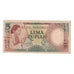 Banconote, Indonesia, 5 Rupiah, 1958, KM:55, MB+