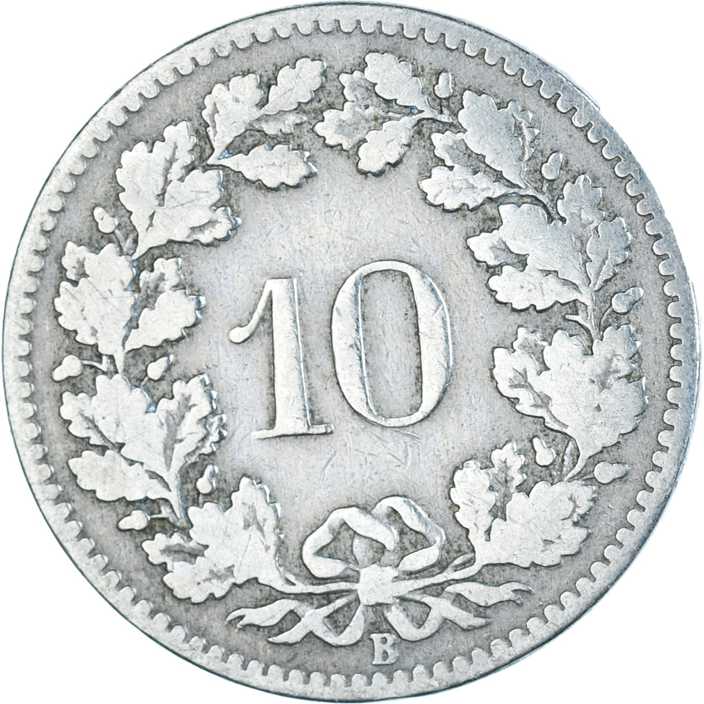 Coin, Switzerland, 10 Rappen, 1882