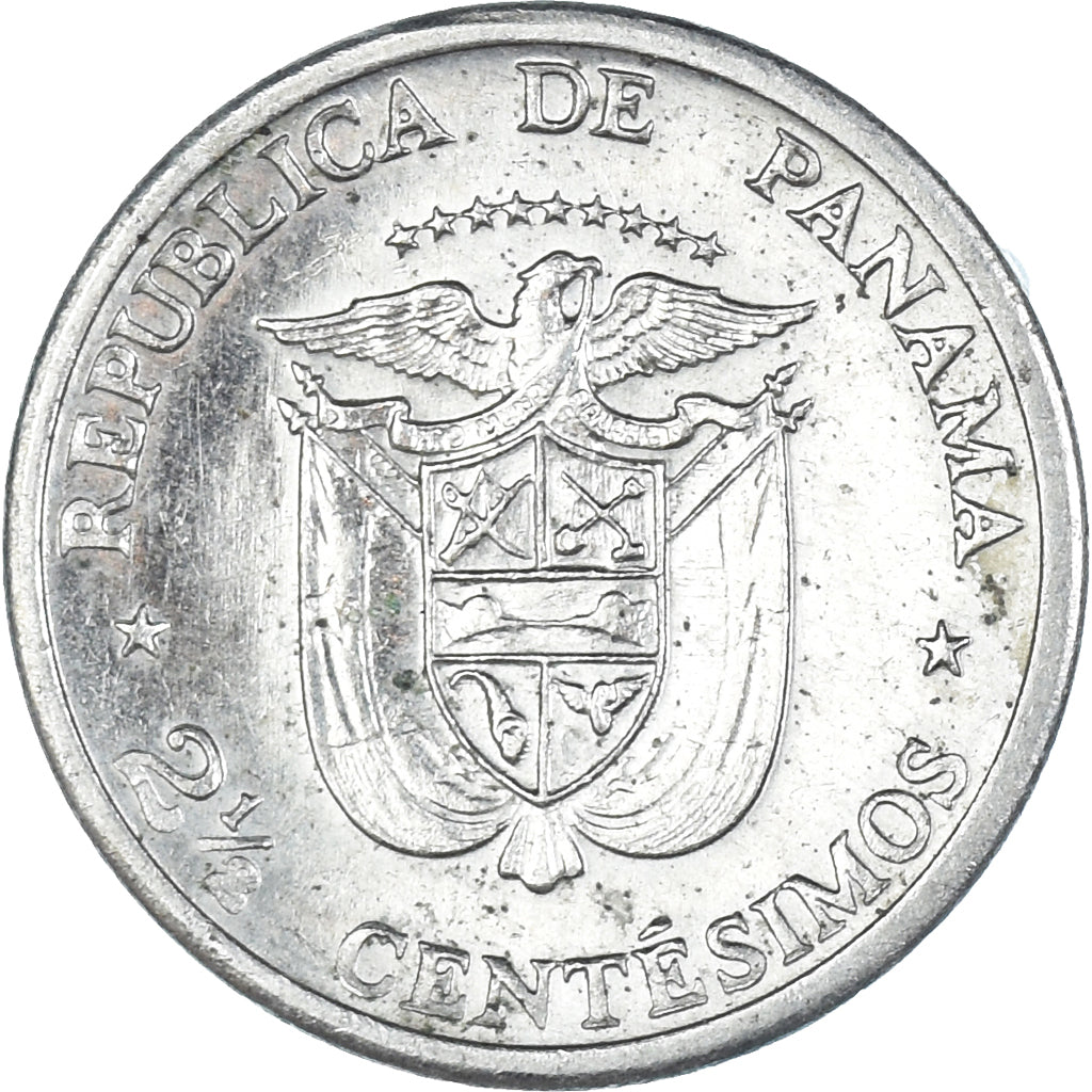 Moneta, Panama, 2-1/2 Centesimos, 1973