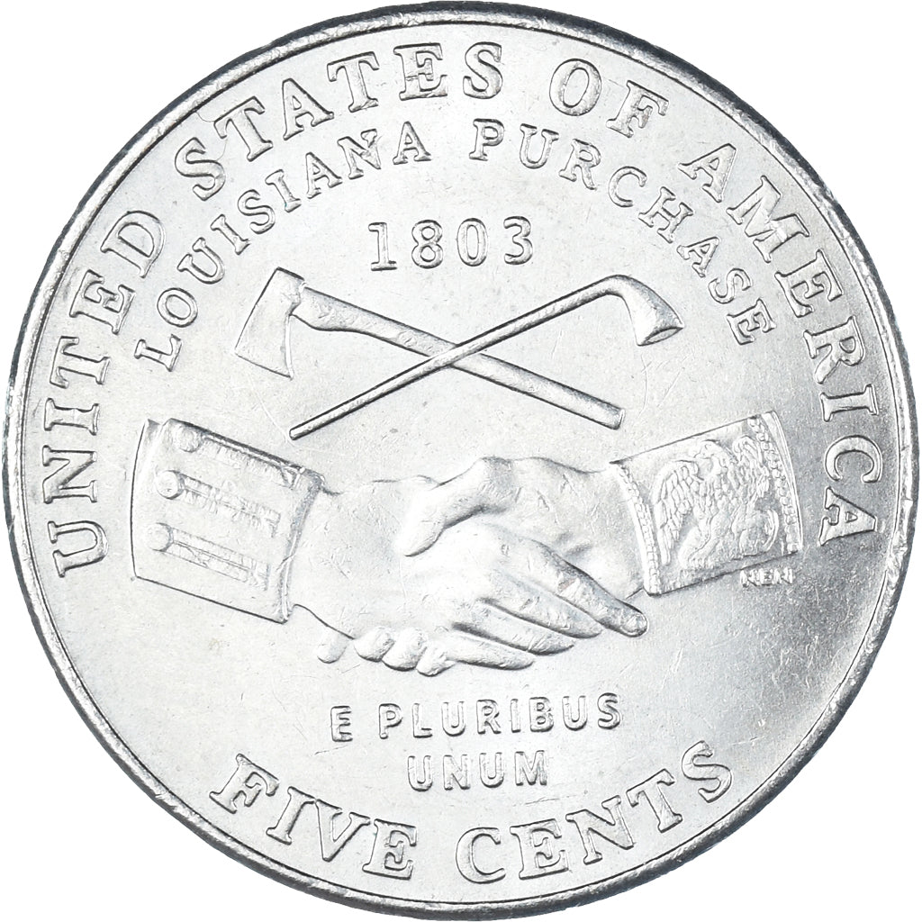 Coin, United States, 5 Cents, 2004