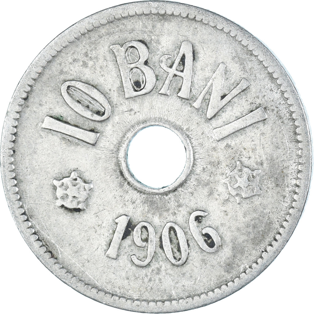 Moneda, Rumanía, 10 Bani, 1906
