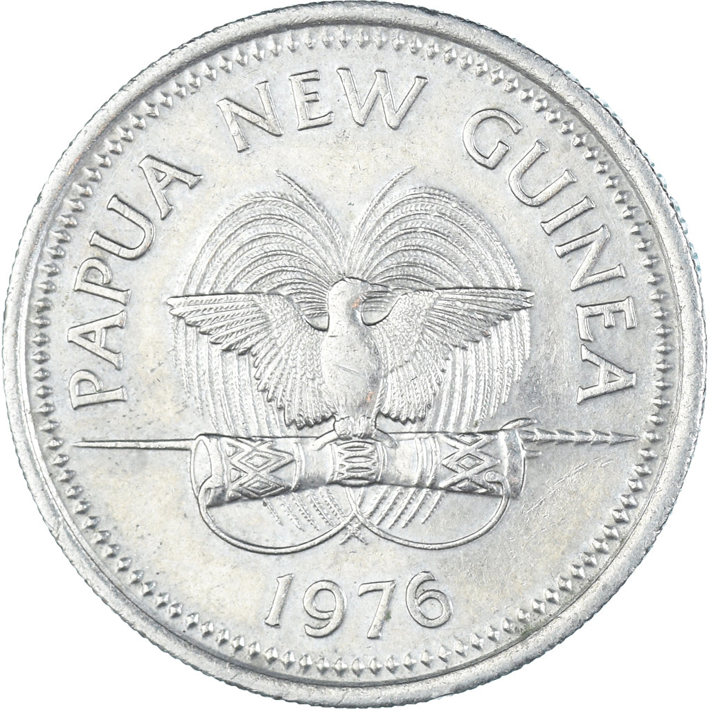 Münze, Guinea, 10 Toea, 1976