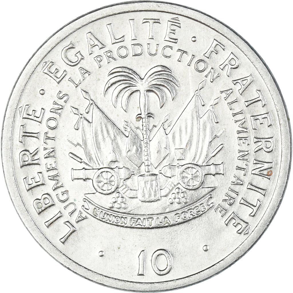 Moneta, Haiti, 10 Centimes, 1975